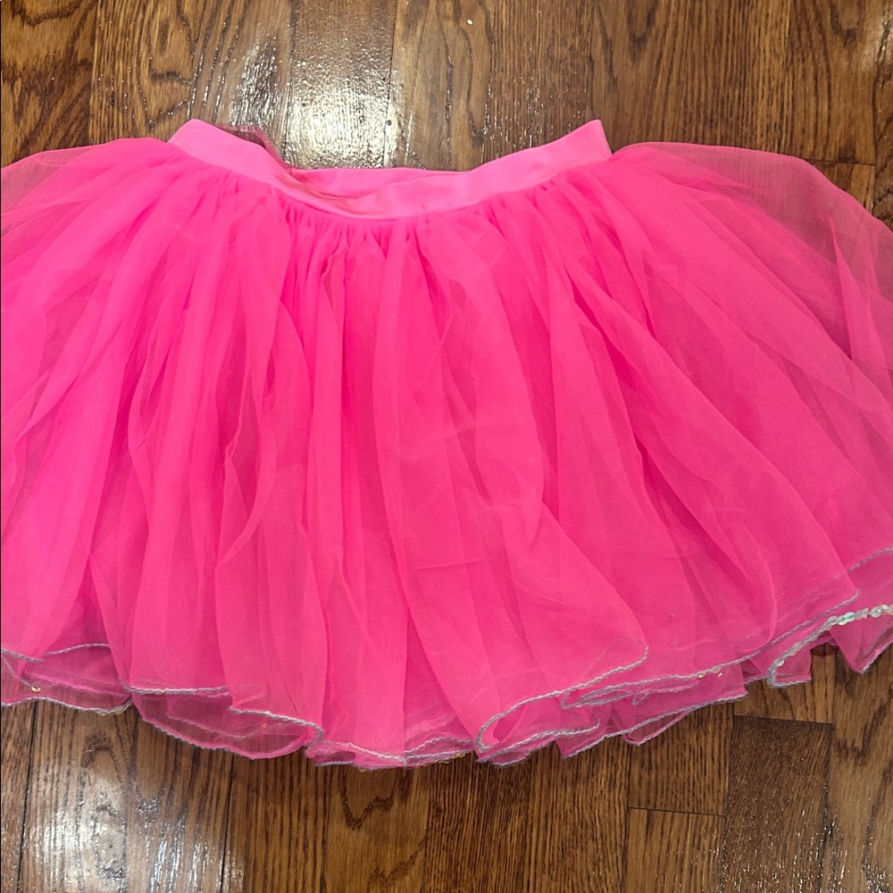 Charming Pink Tulle Kids Dance Skirt